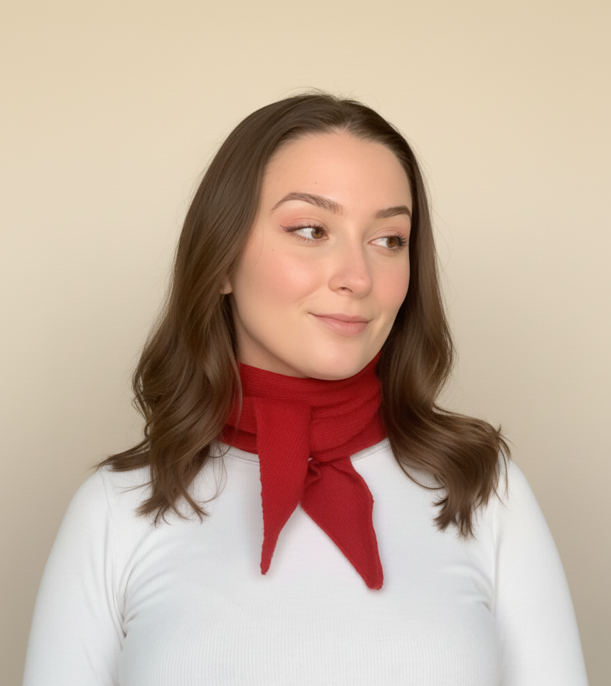 Echarpe en laine naturelle