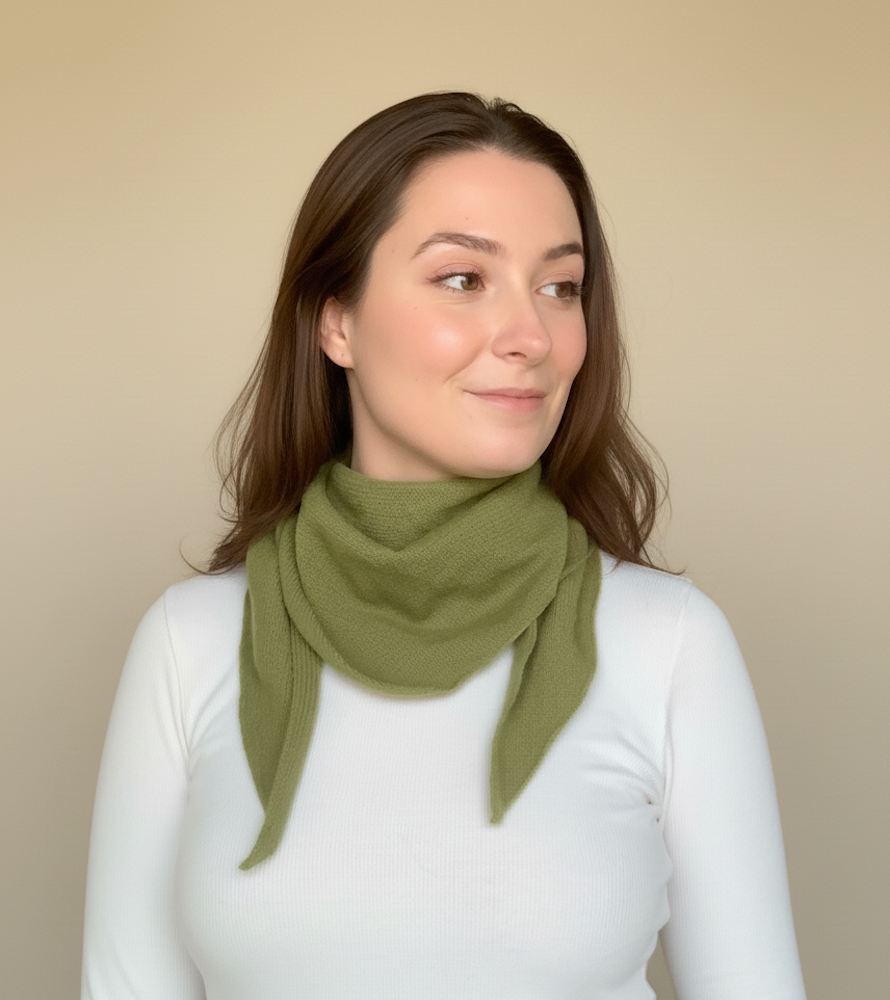 Echarpe en laine naturelle