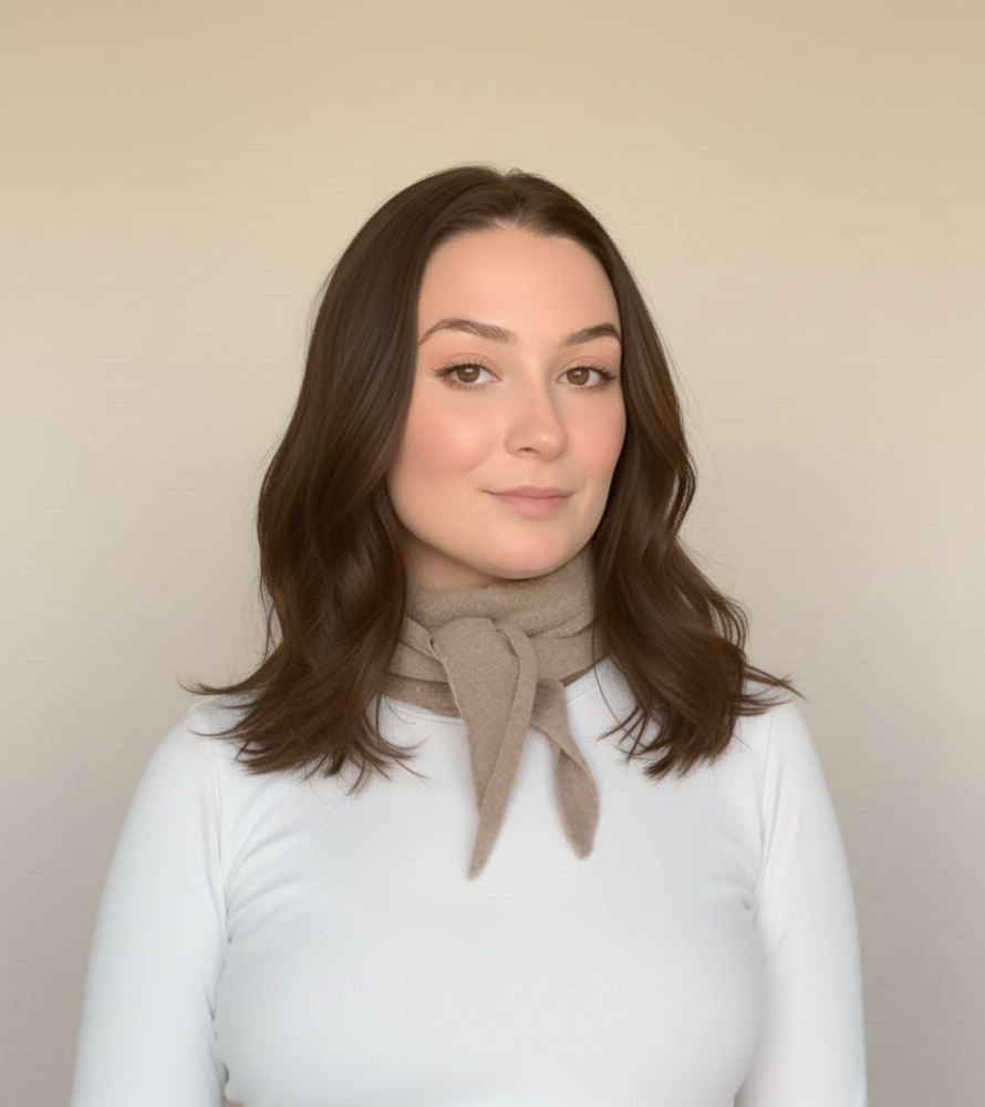 Echarpe en laine naturelle