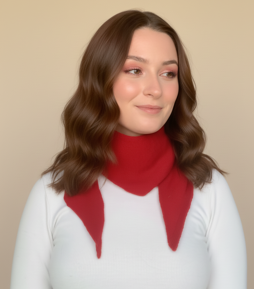 Echarpe en laine naturelle