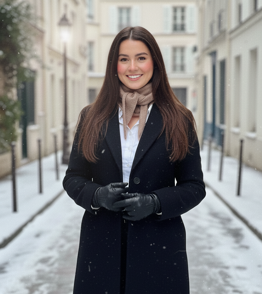 Echarpe en laine naturelle