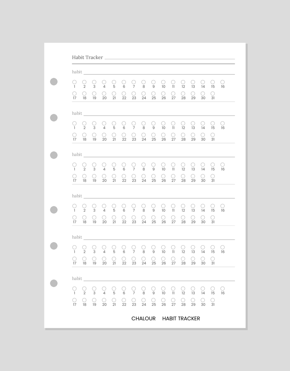 Recharges Habits Tracker