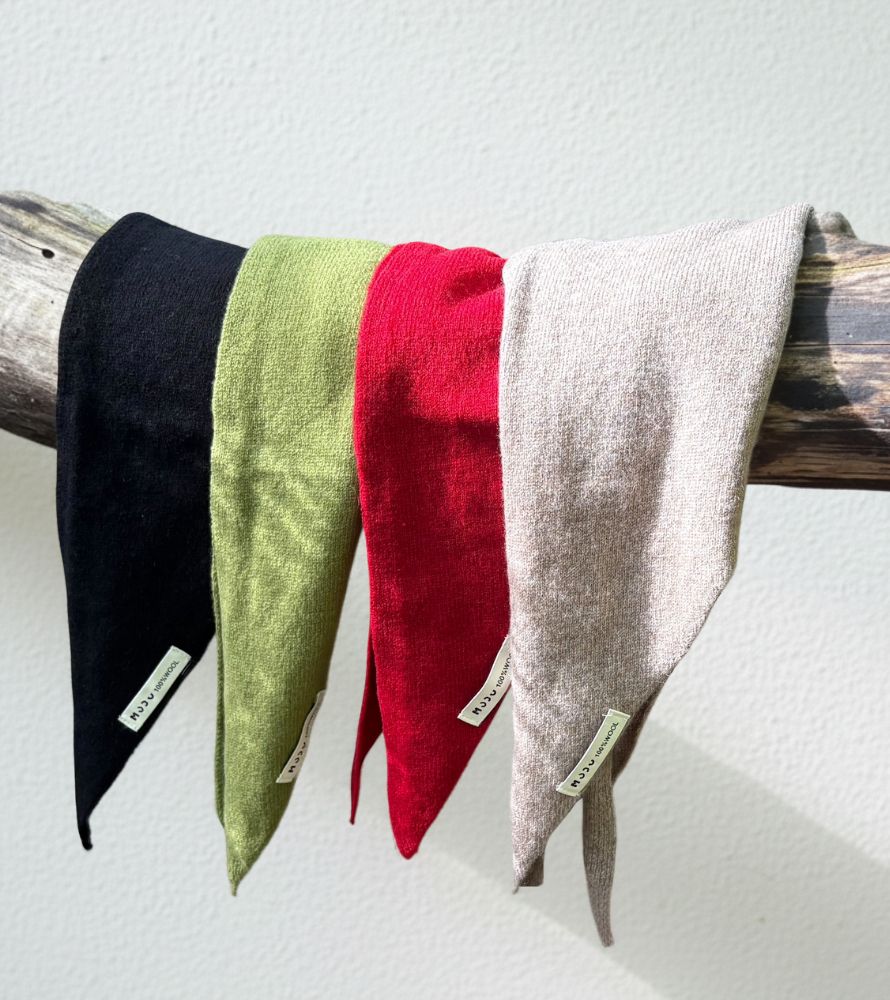 Echarpe en laine naturelle