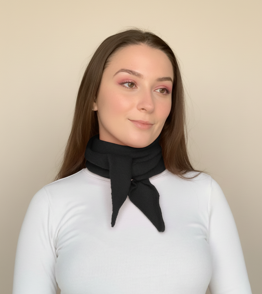 Echarpe en laine naturelle