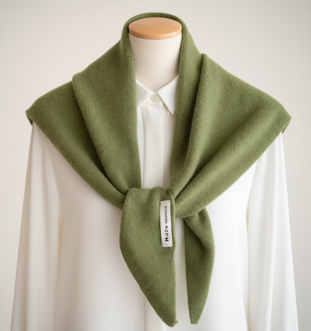 Echarpe en laine naturelle